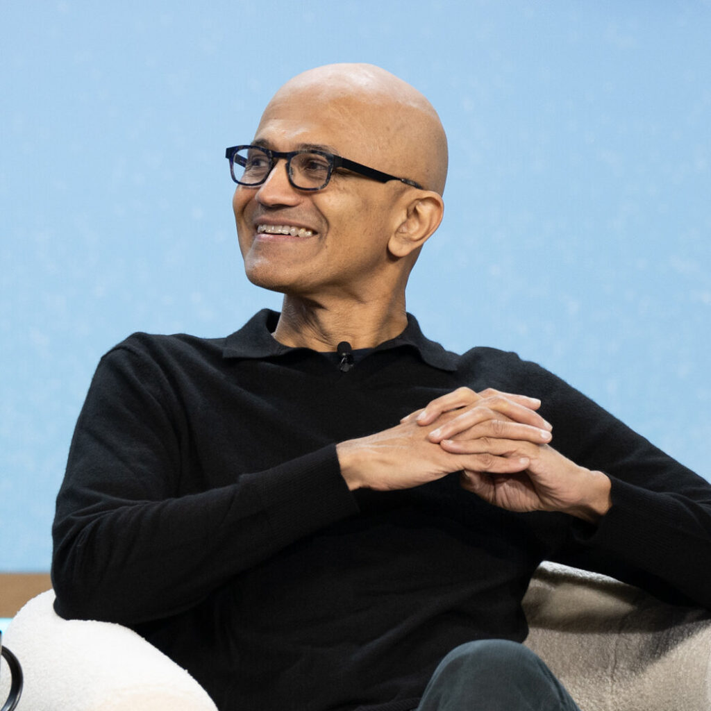 Microsoft C.E.O. Satya Nadella Says ‘Everyone Is a Stakeholder’ in A.I.